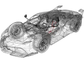 Ferrari FXX-K (2016) 3D Model preview