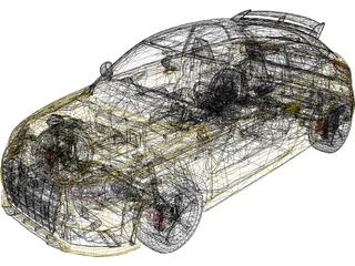 Audi S1 (2015) 3D Model preview
