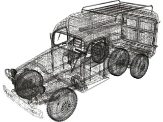 Ambulance 3D Model preview