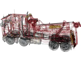 Kenworth Palfinger 3D Model preview