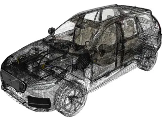 Volvo XC90 (2015) 3D Model preview