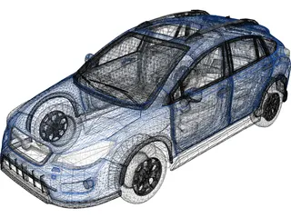 Subaru XV 3D Model preview