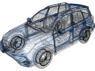 Subaru Forester 3D Model preview