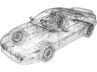 Toyota MR2 GT-S 3D Model preview