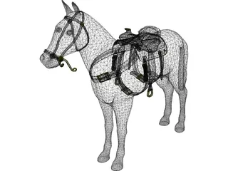 Horse 3D Model preview