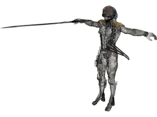 Raiden 3D Model preview