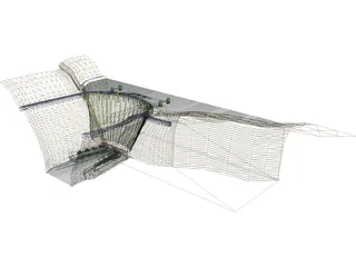 River Hoover Dam 3D Model preview