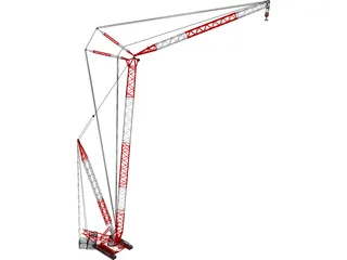 Special Crawler Crane 3D Model preview