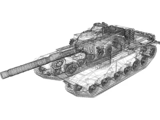 Centurion Mark V 3D Model preview