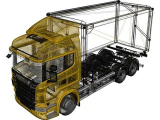 Scania R 730 (2010) 3D Model preview