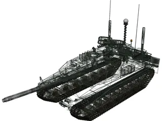 Altay Tank 3D Model preview