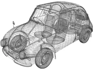 Subaru 360 (1958) 3D Model preview