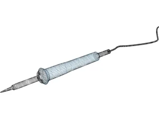 Soldering Iron 3D Model preview