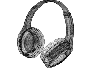Headphones Panasonic RP WF810H 3D Model preview