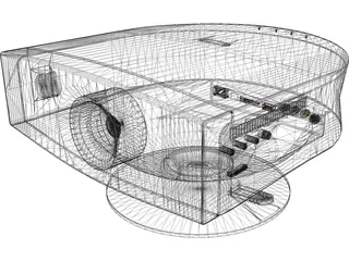 Video Projector 3D Model preview
