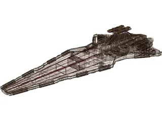Star Wars Venator 3D Model preview