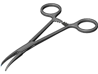 Surgical Hemostats 3D Model preview