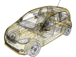 Skoda CityGO (2013) 3D Model preview