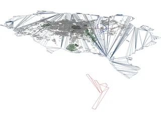 Vienna City 3D Model preview