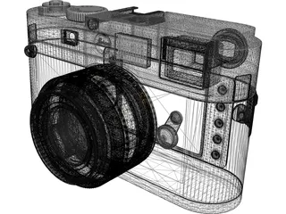Leica M9 Digital Camera 3D Model preview