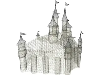 Grand Castle 3D Model preview