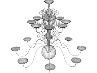 Ceiling Lamp 3D Model preview