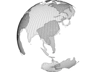 Earth 3D Model preview