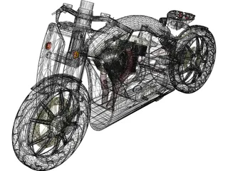 Confederate Wraith 3D Model preview