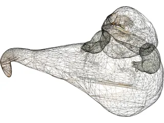 Star Wars Jabba the Hutt 3D Model preview