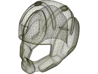 Pilot Helmet 3D Model preview