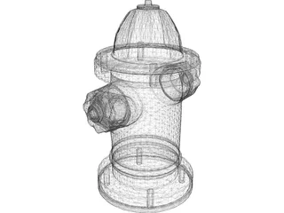 Fire Hydrant 3D Model preview