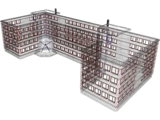 Office Building 3D Model preview