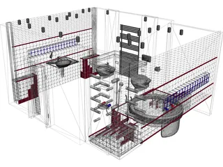 Bathroom 3D Model preview