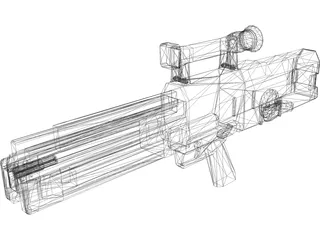 H&K G11K2 3D Model preview