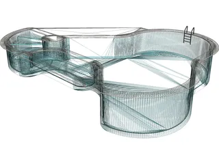 Swimming Pool 3D Model preview