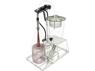 Wine Bottler 3D Model preview