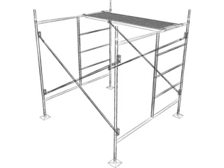 Scaffolding 3D Model preview