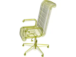 Sapper Executive Armchair 3D Model preview