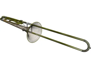 Trombone 3D Model preview