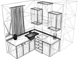 Kitchen 3D Model preview