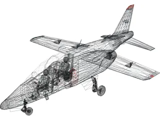 FMA IA-63 Pampa 3D Model preview