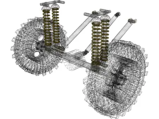 Suspension 3D Model preview