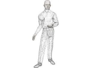 Man 3D Model preview
