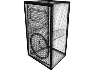 JBL Venue Sound Club Speaker 3D Model preview