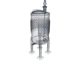 Wine Fermenter 3D Model preview