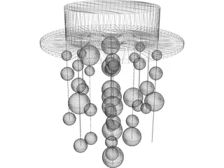 Bubble Lights 3D Model preview