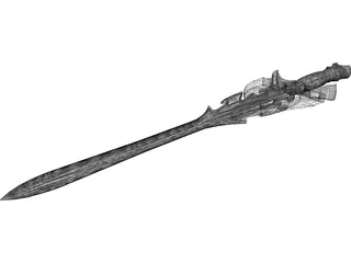 Master Sword 3D Model preview