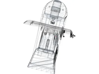Milling Machine 3D Model preview