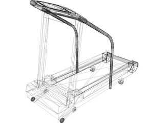 Treadmill 3D Model preview