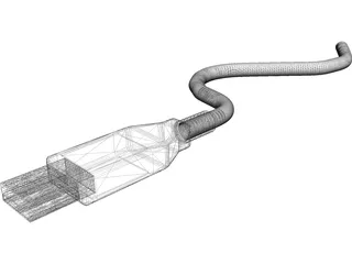 Generic USB Plug 3D Model preview